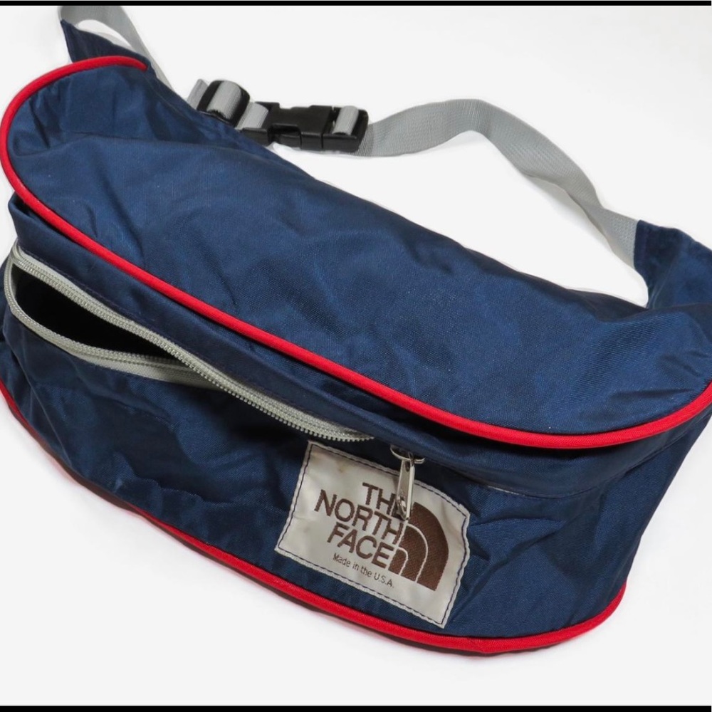 Vintage Brown Tag North Face fanny pack